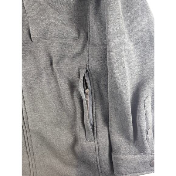 The Normal Brand Lincoln Black Men's Knit Fleece Lined Full Zip Jacket Size XXL - Picture 5 of 8